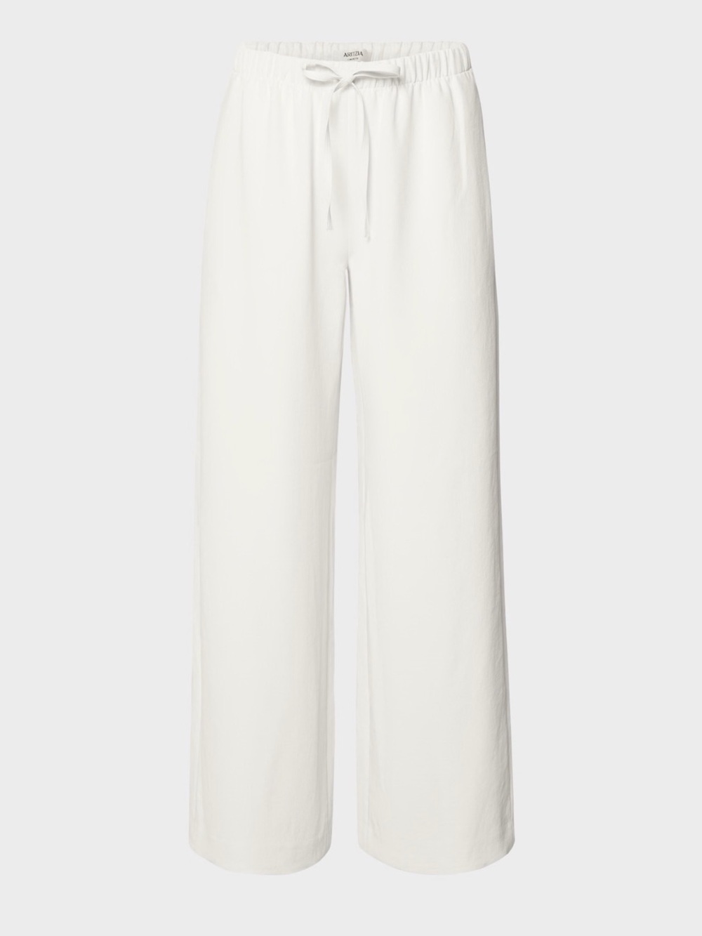 NWT Aritzia Crepette Wide-Leg Drawstring Lodge Pants - Light Birch
